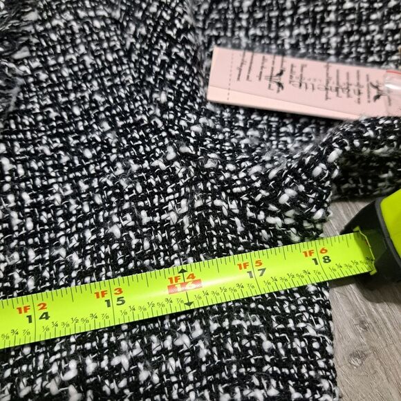 Nanette Lepore Boucle Double Breasted Sheath Mini Dress Black White Size 8 NWT - Picture 8 of 14